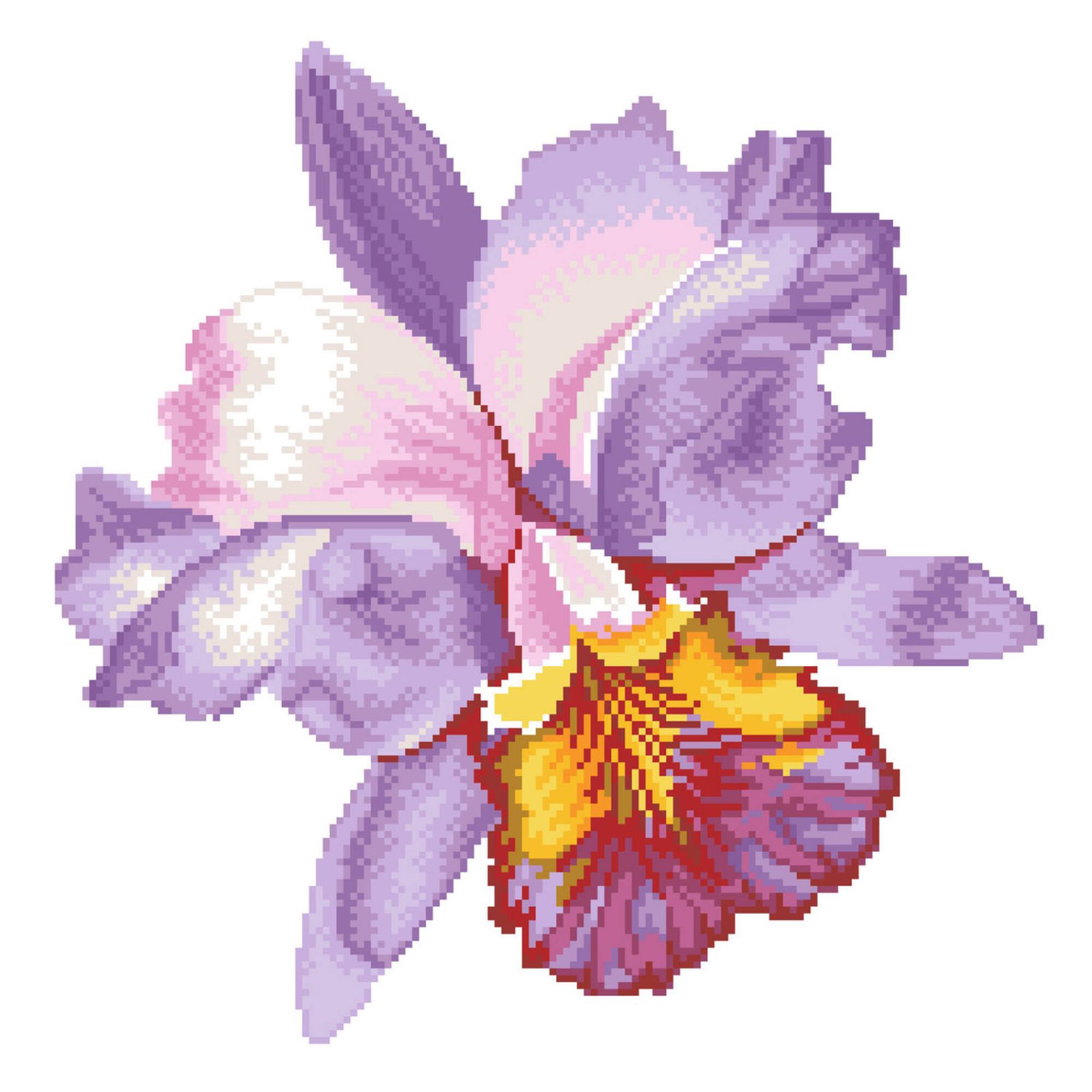Diamond Dotz® Intermediate Sparkle Garden Mauve with Frame Diamond Painting Kit